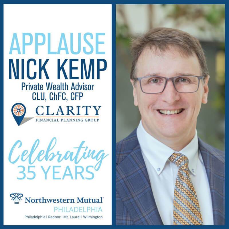 Applause Nick Kemp Celebrating 35 Years